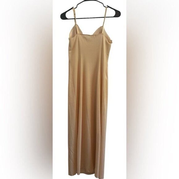 Vintage Vanity Fair Cream Chemise Slip on Gown Adjustable Straps Size Small - Picture 10 of 12